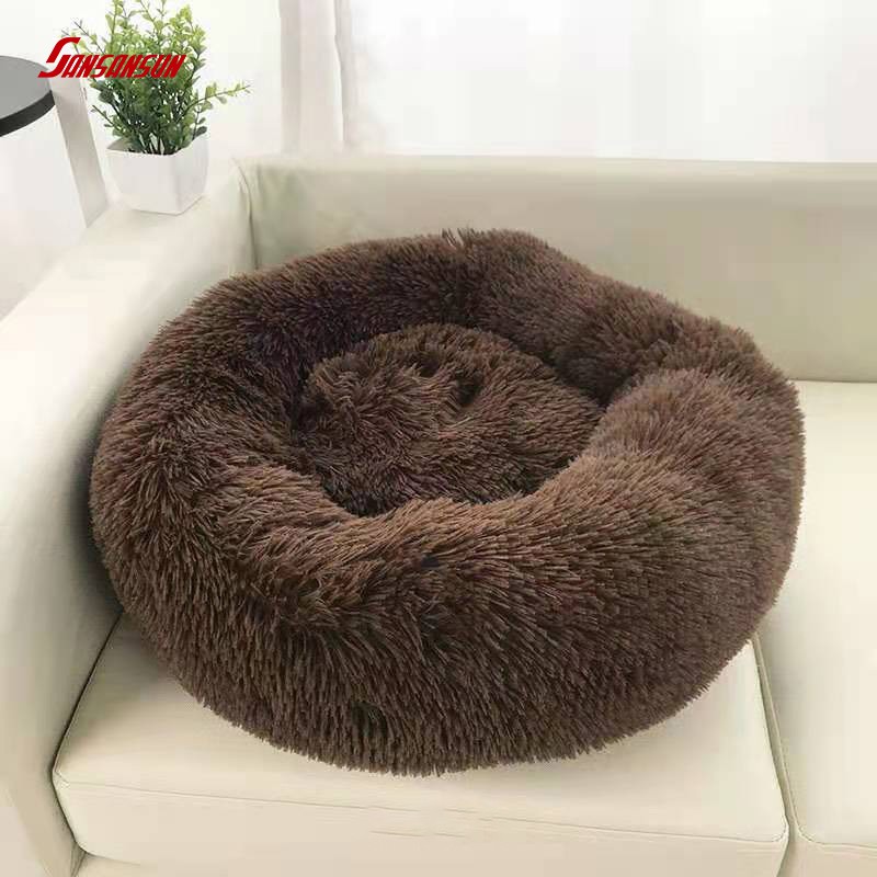 round dog bed