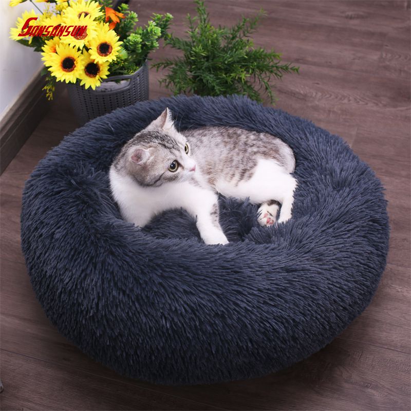 round cat bed