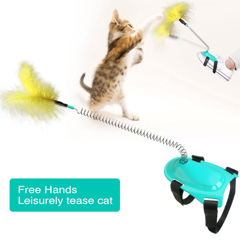 hands free teraer cat toy