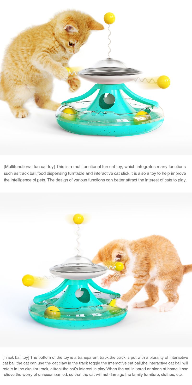 multifunction interactive cat toy