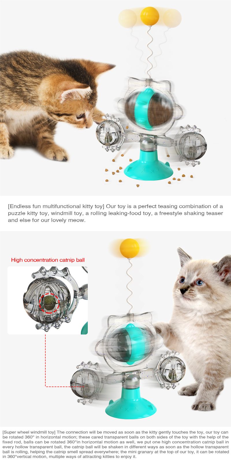 windmill cat toy