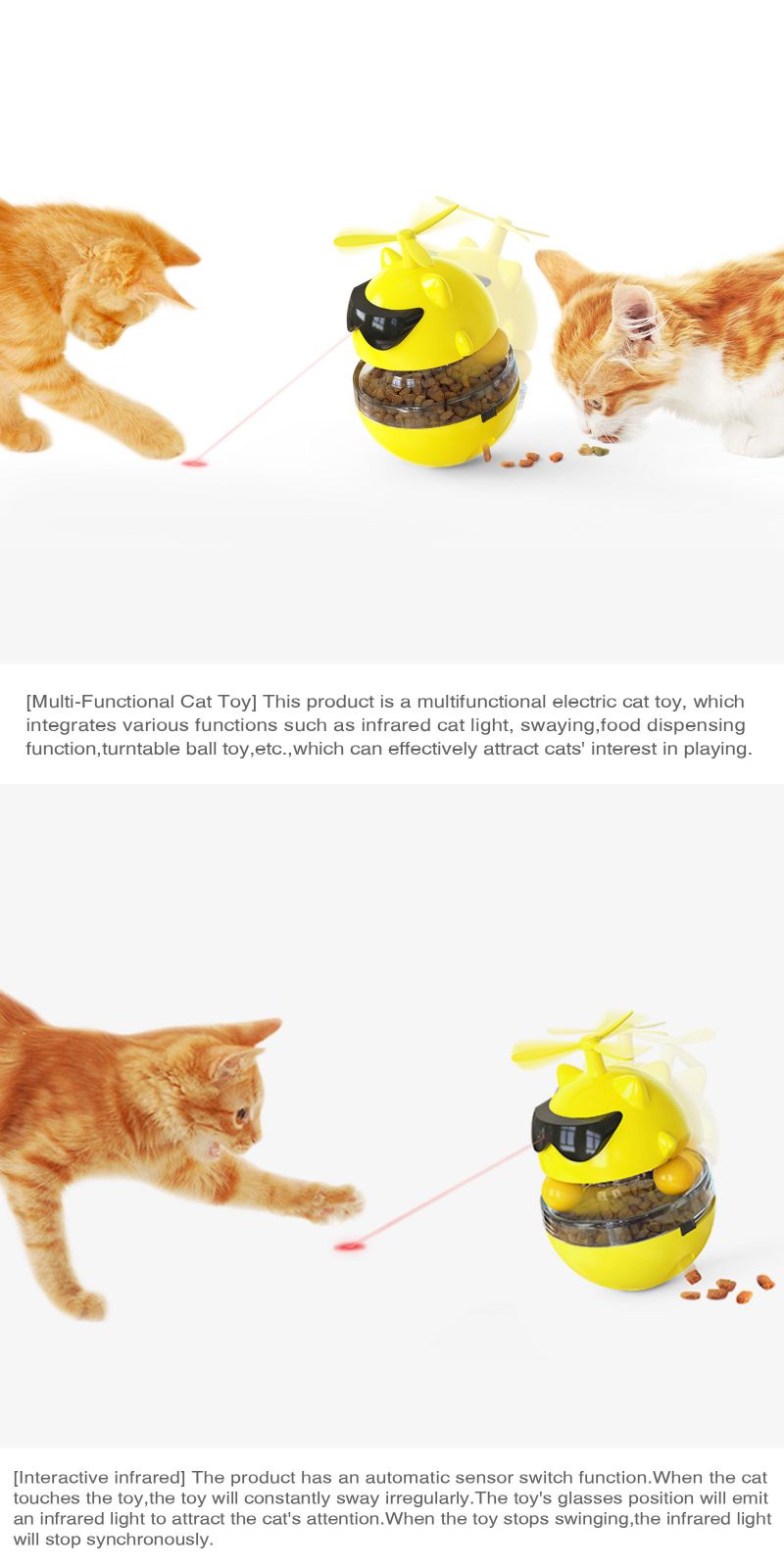 Multifunctional cat toy