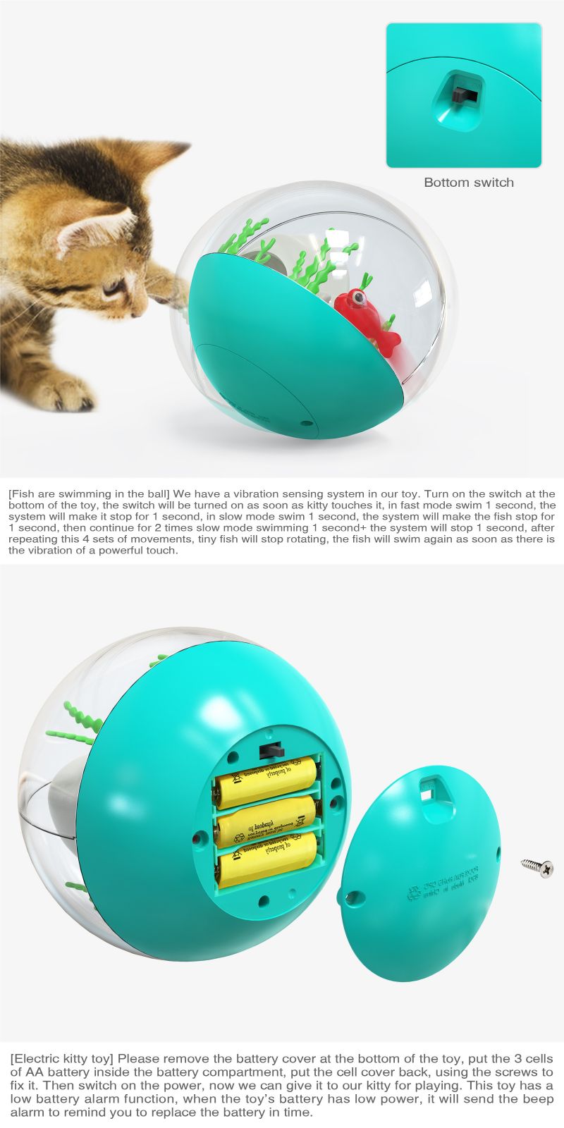 cat toy ball