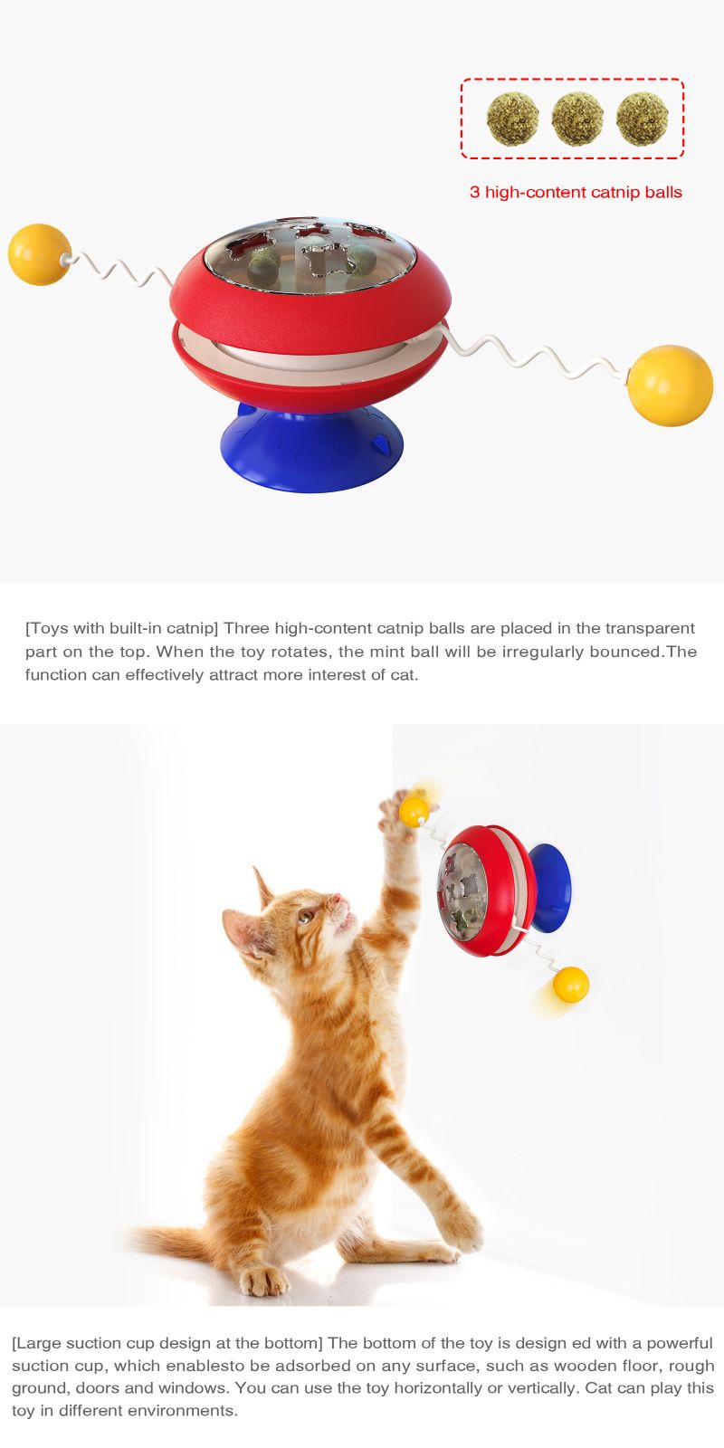 Cat Toy with Moving Turntable