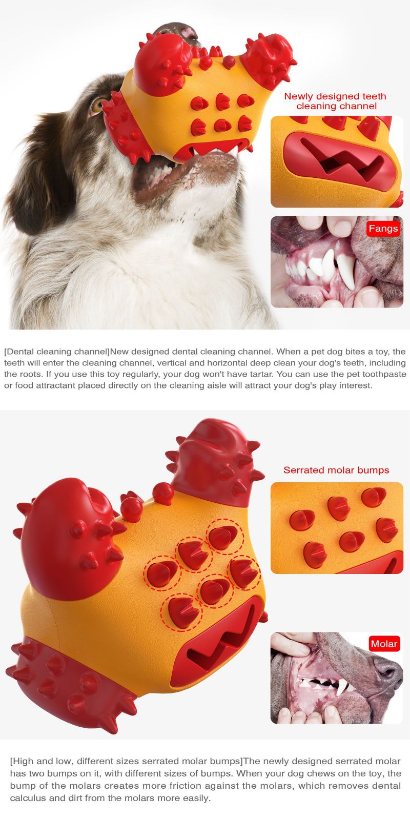 dog toy for dental cleaning