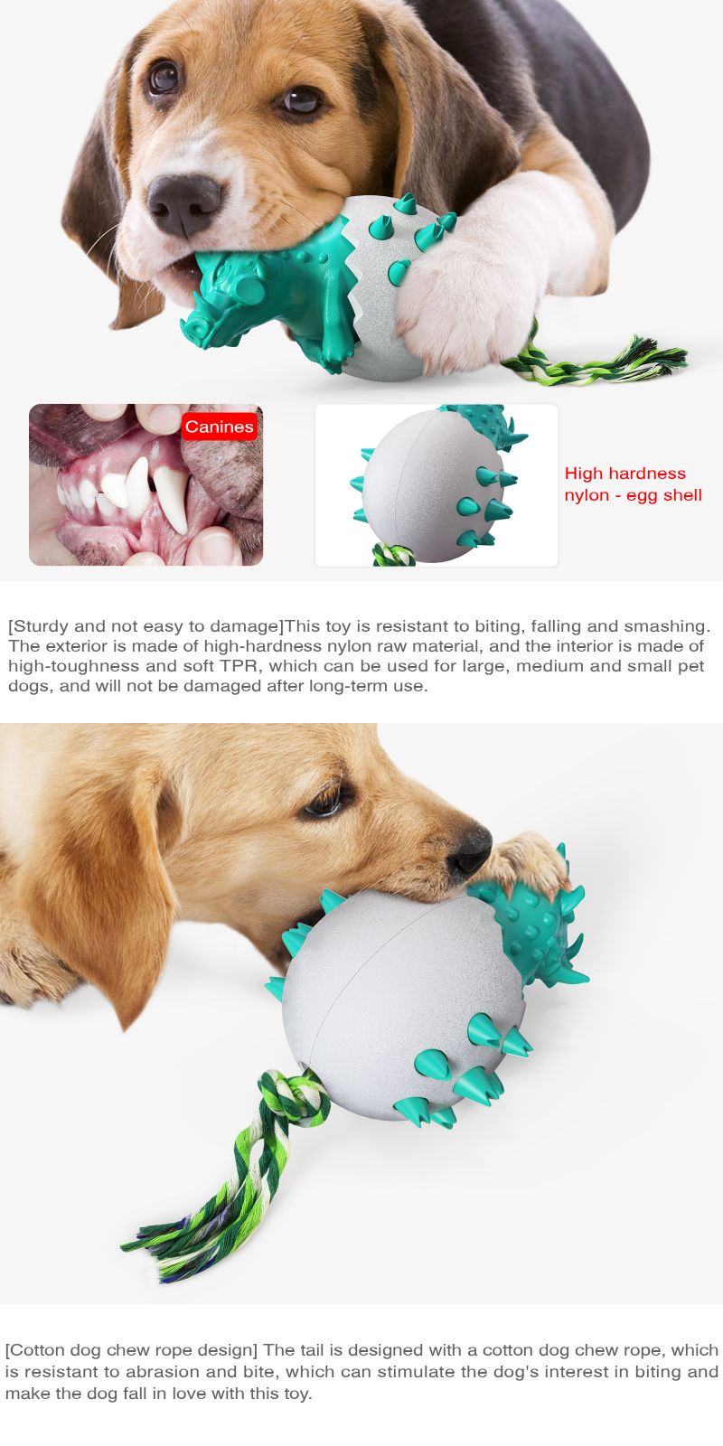 jolly egg dog toy