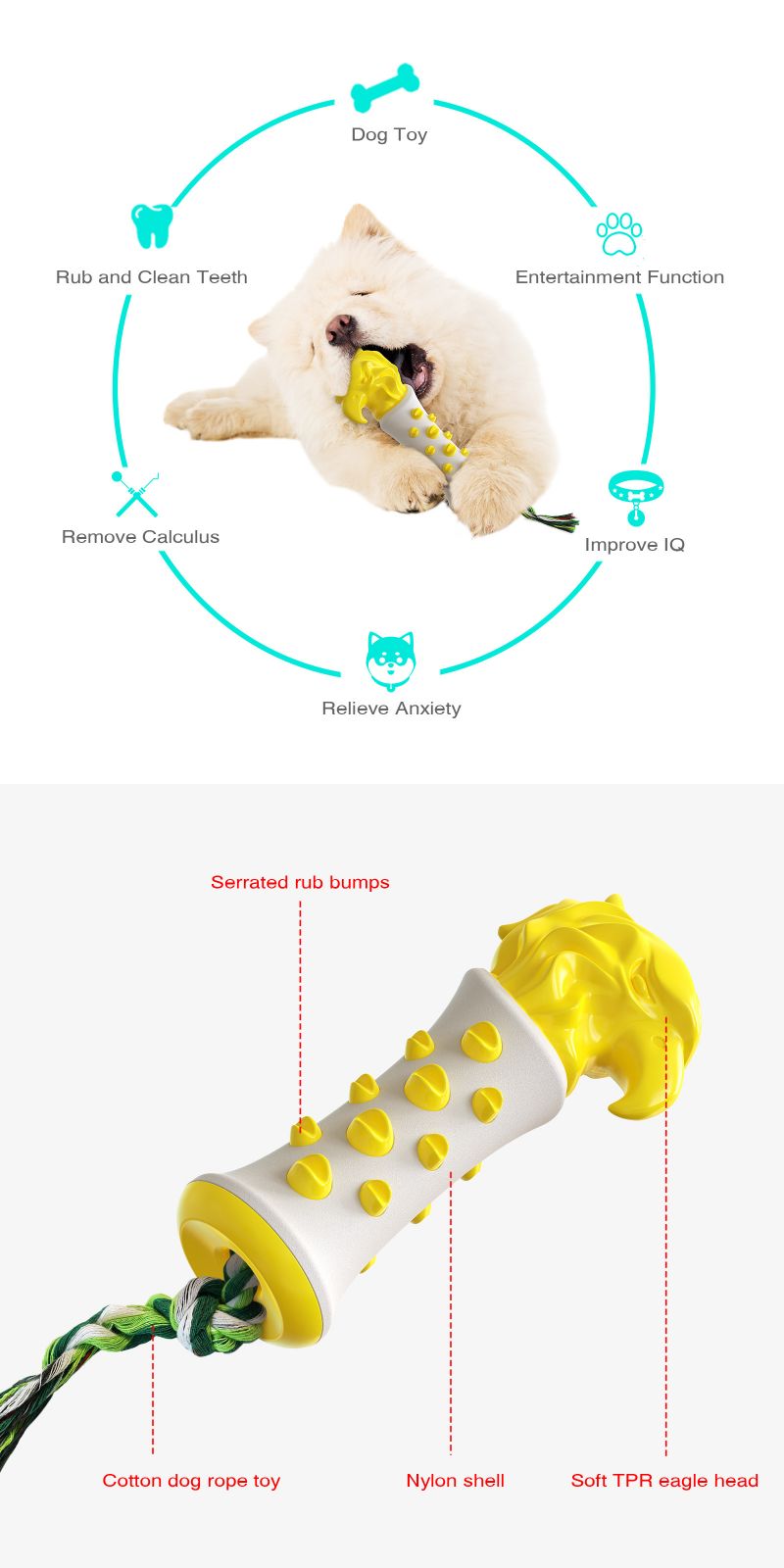 dog teething toys