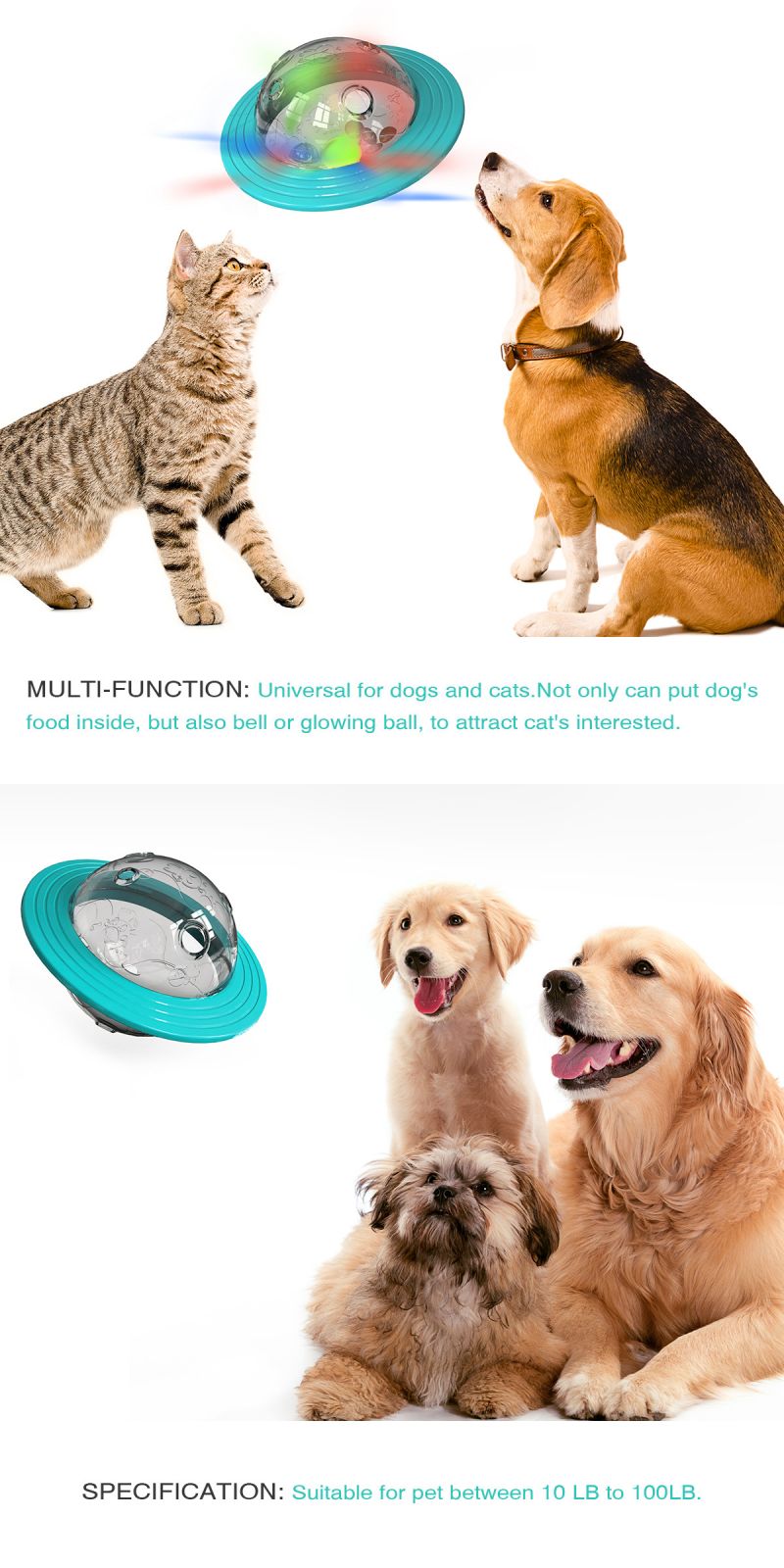 multifunctional dog toy